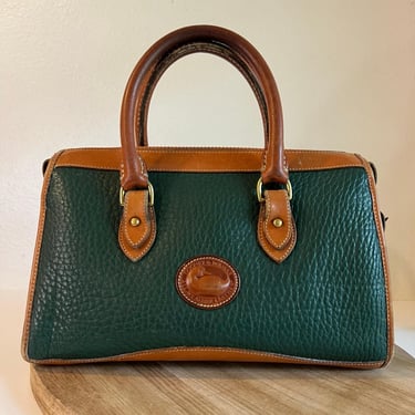 Vintage Coach Court Bag Retro 1990s RARE + Jade Green +
