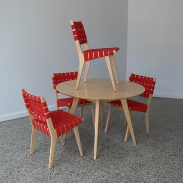 Risom Dining Set for Knoll  (Table with 4 Side Chairs) 