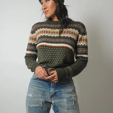 1970's Diamond Fairisle Sweater