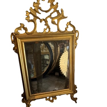 18th c French Gilt Mirror