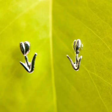 A Pair of Tulip Studs