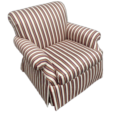 Stripped Accent Chair