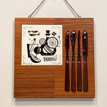 M.C.M. Bar / Cocktail Cutting Board Set 