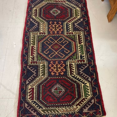 Free Shipping Within Continental US - Vintage Mid Century Modern Rug Runner 