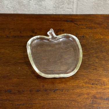 Vintage Apple Coasters - Set of 5, Hazel Atlas Glass, Retro Kitchen Décor 