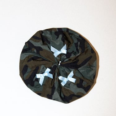 KkCo Grande Bow Scrunchie - Camo