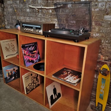 Mini dj booth / Lp record storage or large format book shelf