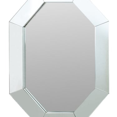 Mid-Century Modern Octagonal Paneled Mirror