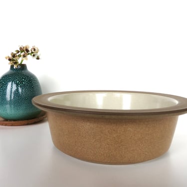 Vintage Heath Ceramics 7 1/2" Rim Line Bowl in Sandalwood, Edith Heath Baker Nesting Bowl From Sausalito California 