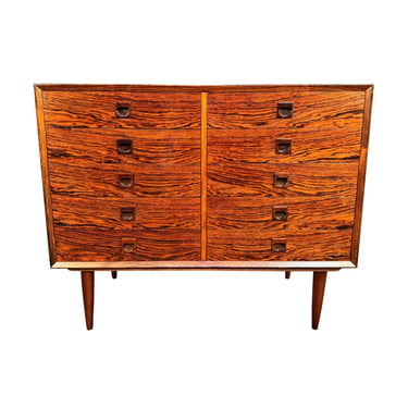 Vintage Danish Mid Century Modern Rosewood Dresser by Brouer Mobelfabrik 
