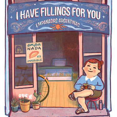 Empanada Shop - Storefront Illustration