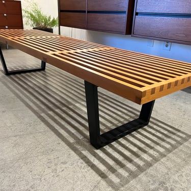 1950s George Nelson slat bench