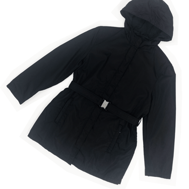 Prada 90s nylon belted coat