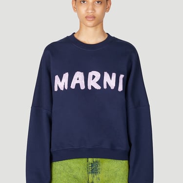 Marni Women Logo Print Sweatshirt