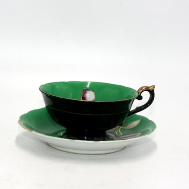 vintage Sealy China green and black tea cup made in Japan 