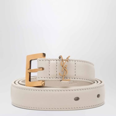 Saint Laurent Monogram Cream Belt Women