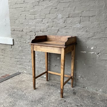 Waxed Pine Side Table