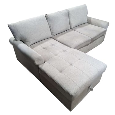 Gray Storage Chaise Sectional