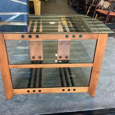 3 Glass Tier TV Stand