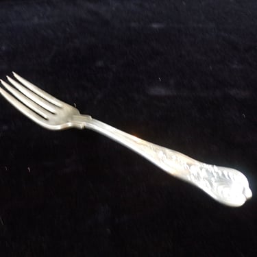 ws/(1) US Navy 7 1/4" Stainless Dinner Fork, International Silver Co