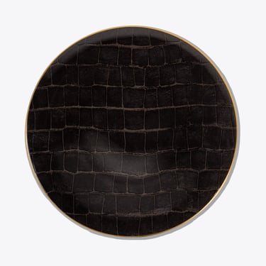 Croc Bijoux Charger Plate | Rent | Black