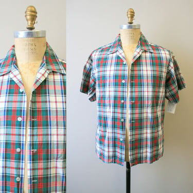 1950s Pennleigh Plaid Shirt 