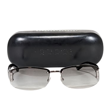 Gucci - Black Ombre Lens Frameless Sunglasses