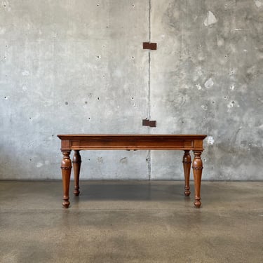 Antique Wood Library Table