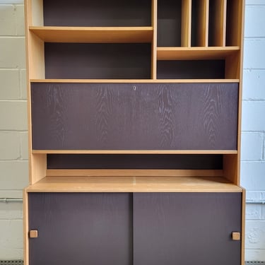Mid Century Danish Two-Toned Storage Cabinet