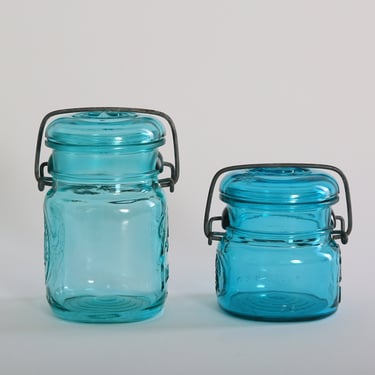 Vintage Ball blue Bicentennial 1776 | 1976 mason jars set 