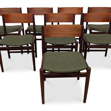 8 Rare Kurt Ostervig Rosewood Dining Chairs by Sibast - 062534