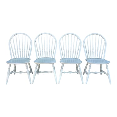 Ethan Allen Country Crossings Windsor Dining Chairs - Set of 4 