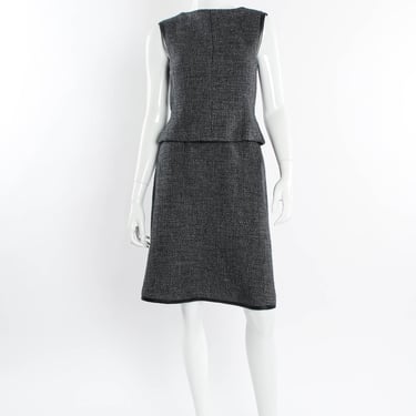 2000 Woven Wool Top & Skirt Set