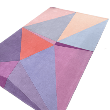 Paul Smith Geometric Shape Split Rug Pastels