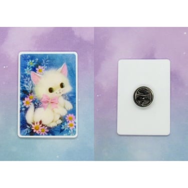 Cat Pin Retro Vintage Cute Kitty Brooch 