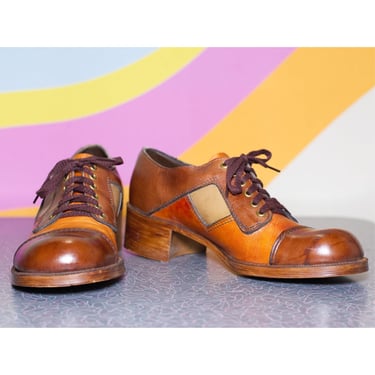platform brown dress shoses men Espresso Wingtip Derby with Elevated Rubber Lug Sole – Divinch main image 1