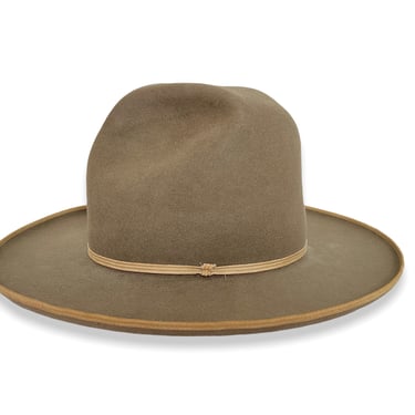 Vintage 1930s STETSON No 1 Quality Western Hat ~ 7 1/4 to 7 3/8 ~ Cowboy ~ Open Road ~ Fur Felt Fedora ~ Pencil Curl / Bound Edge 