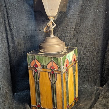 Rejuvenation Stained Glass Lantern