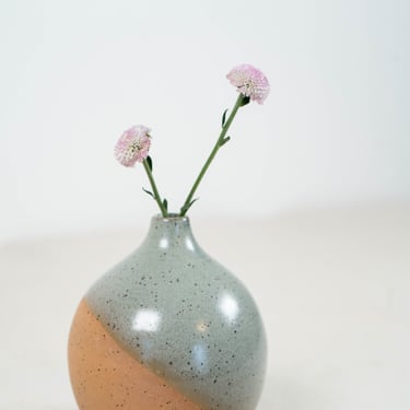 Speckled Sage Bud Vase