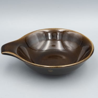 Russel Wright Steubenville American Modern Black Chutney Lug Soup Bowl | Vintage Mid Century Modern Designer Dinnerware 