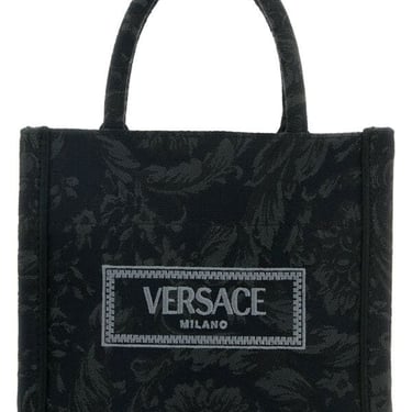 Versace Women Extra Smalltote Embroidery Jacquard  Barocco+Calf