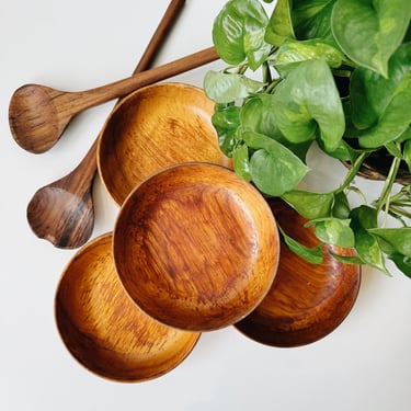 Set of 4 Wood Bowls