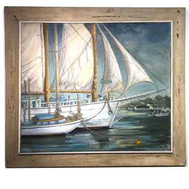 Regina Jackson Chapman Milford Connecticut Nautical Painting 