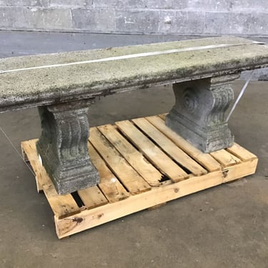 Concrete Garden Bench (Seattle)