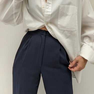 Vintage Midnight Pleated Trousers