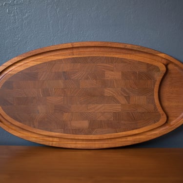 Vintage Dansk Teak Cutting Board Tray Platter by Jens H. Quistgaard 