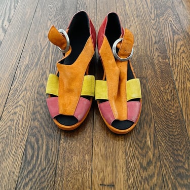 Colorblocked Sandals 
