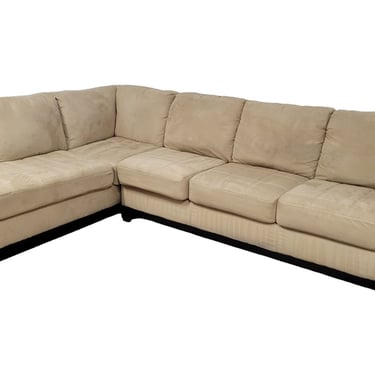 Comfy Beige Sectional Couch