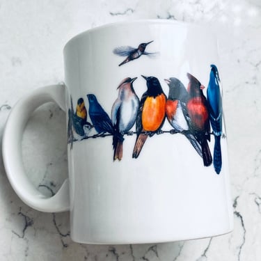 Chorus Line of Birds Mug by LeChalet