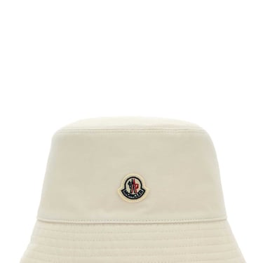 Moncler Women Ivory Polyester Blend Bucket Hat